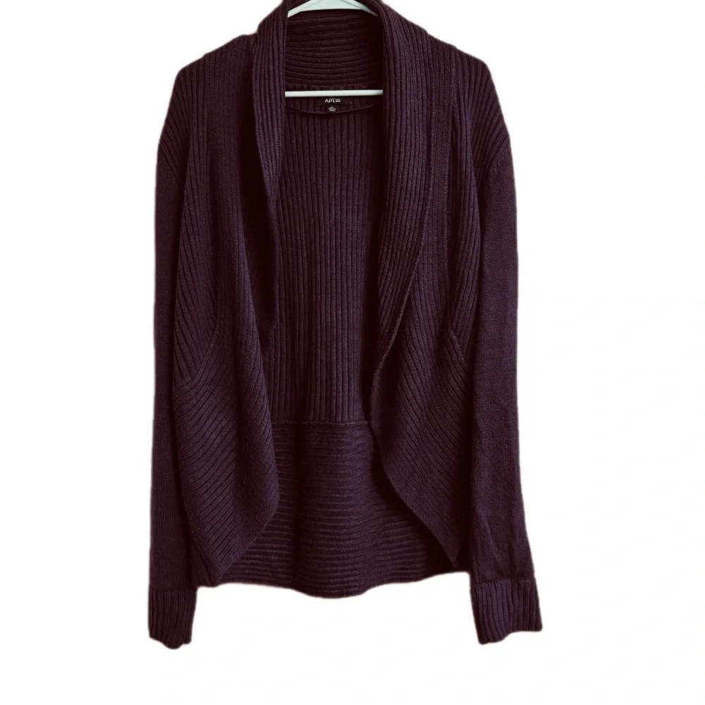 Apt. 9 Rich Plum Women's Cardigan